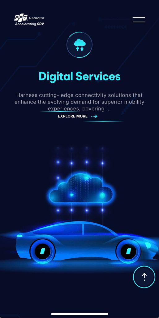 FPT Automotive mobile website