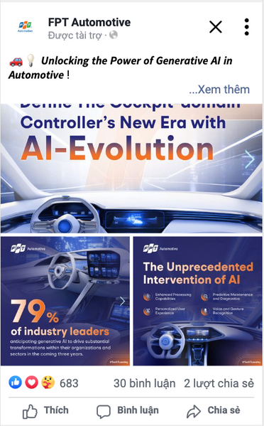 FPT Automotive paid ads visual two