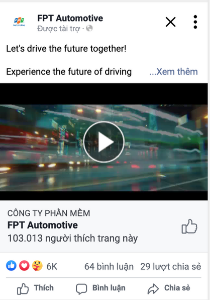 FPT Automotive paid ads visual one