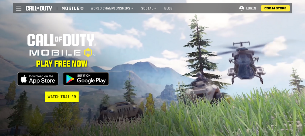 VNG Call Of Duty Mobile VN website hero visual